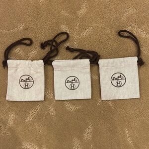 Set of 3 Hermes accessory bags